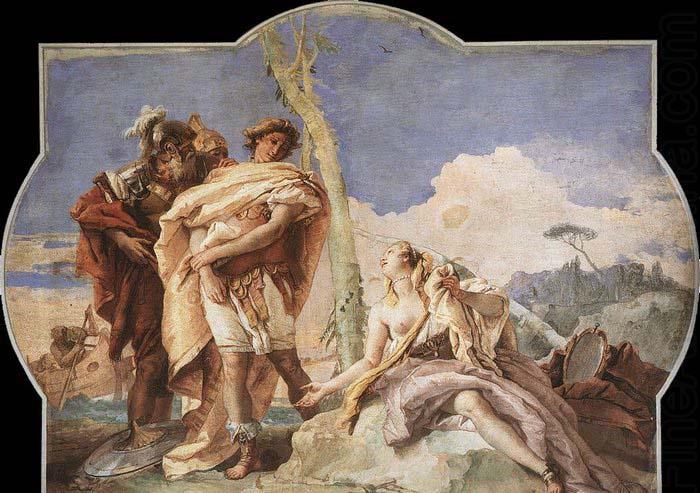 Giovanni Battista Tiepolo Rinaldo Abandoning Armida china oil painting image